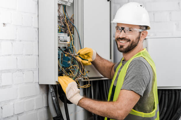 electrician stock photo